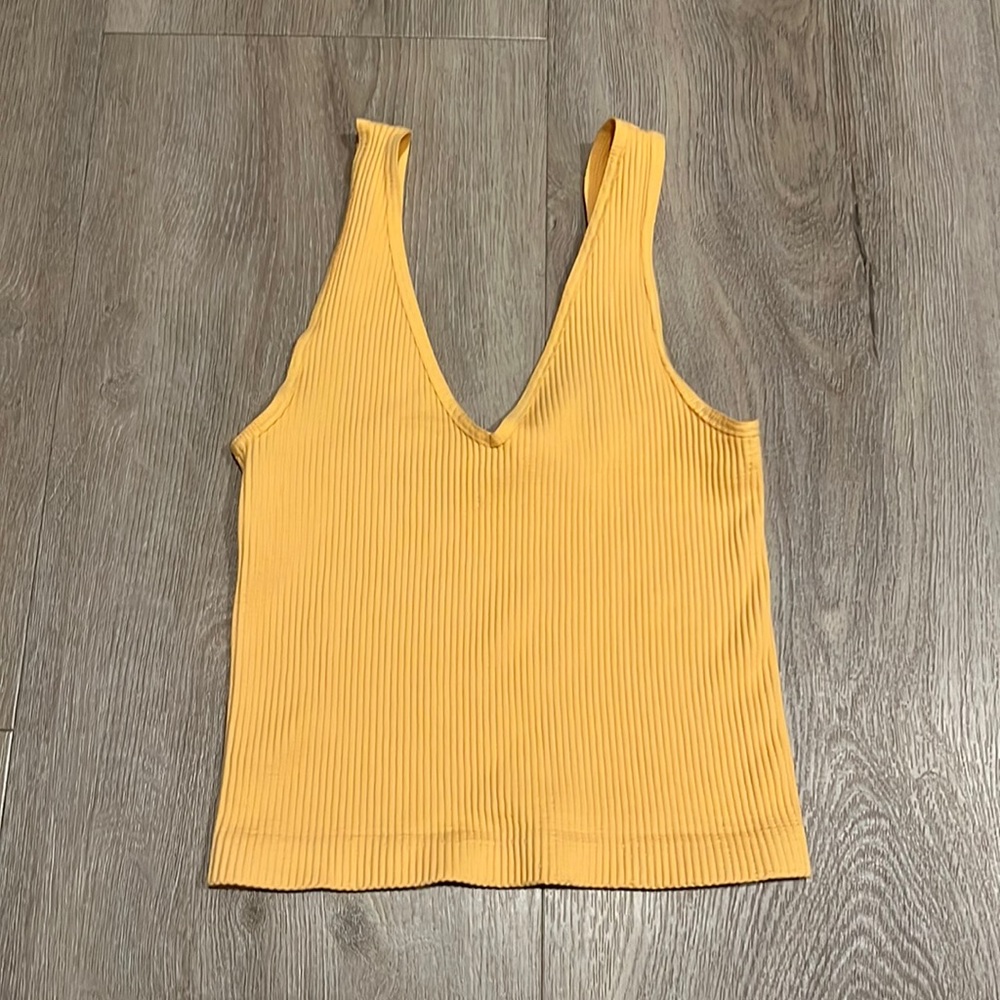 Marigold Cropped Tank Top Size S